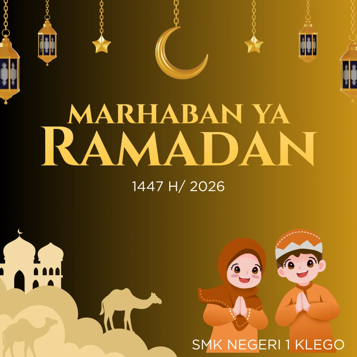 Selamat Menunaikan Ibadah Puasa Ramadhan 2026 / 1447 H